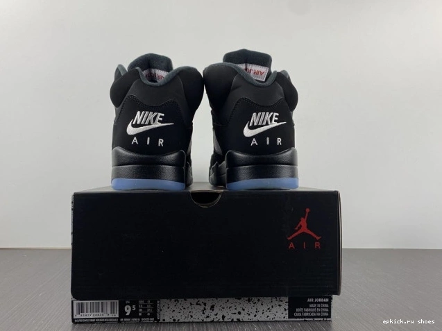 Rep Metallic 845035-003 Jordan Retro (2016) 5 Black 0717